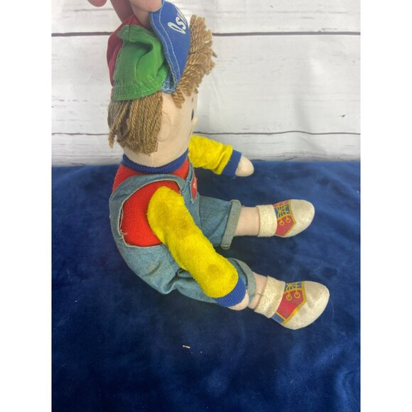 Eden Toys OSHKOSH B' Gosh Baby Buddy Plush Doll 14" Light Denim‎ Overalls & Hat - Picture 2 of 5